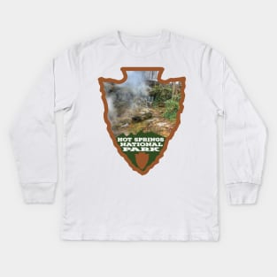 Hot Springs National Park arrowhead Kids Long Sleeve T-Shirt